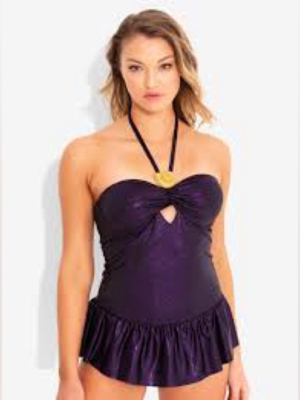 Disney Hot Topic Shimmery Ursula Little Mermaid one piece size S NWT